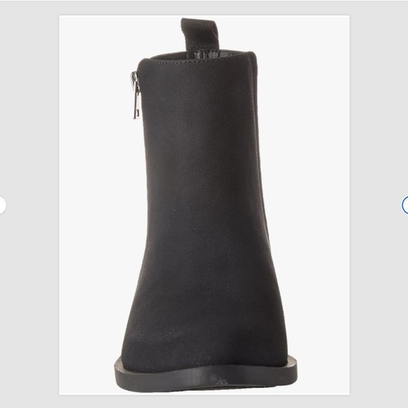 ESSENTIALS Women's Flat Ankle/Chelsea Boots Faux Leather Size 13 - Black… - Picture 2 of 6